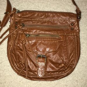 Tan crossbody bag